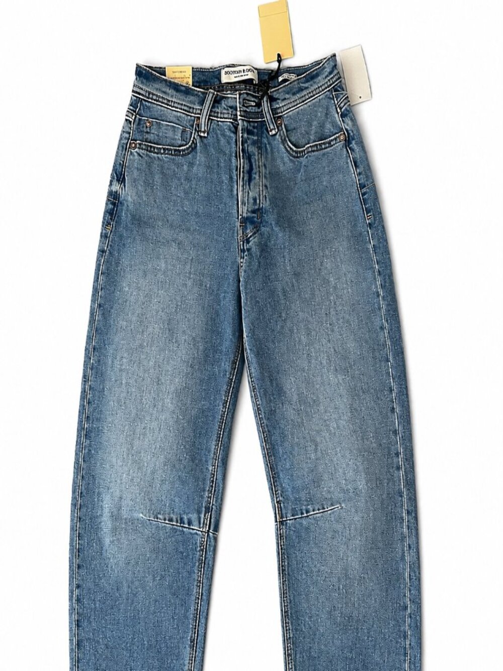 NWT Scotch & Soda “The Current” Barrel Jeans High Rise Size: 25 Designer Denim